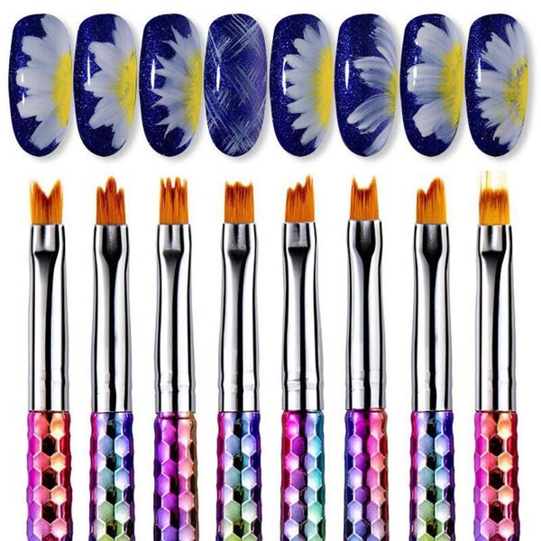 nail brushes polish pen wood handle easy to outline flower drawing painting brush set uv gel acrylic art, Yellow
nail brushes polish pen wood handle easy to outline flower drawing painting brush set uv gel acrylic art, Yellow