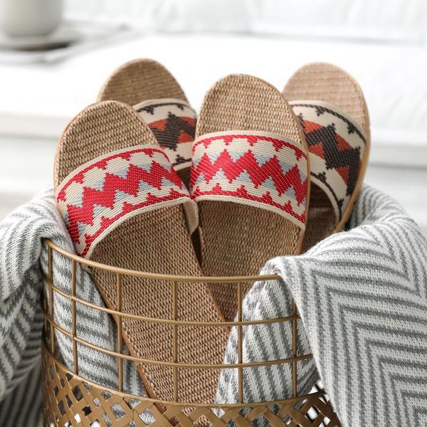 slippers women flax house summer casual slides beach shoes ladies indoor linen bohemia floral bow flip flops sandals, Black
slippers women flax house summer casual slides beach shoes ladies indoor linen bohemia floral bow flip flops sandals, Black