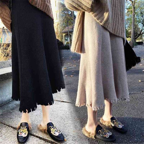 autumn winter high waist womens skirts long knitted wool a- line woman mujer faldas saias mulher, Black
autumn winter high waist womens skirts long knitted wool a- line woman mujer faldas saias mulher, Black