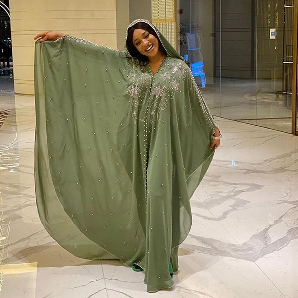 casual dresses african embroidery handmade beading party dinner dress elegant ladies caftan loose robe hooded cloak gowns, Black;gray
casual dresses african embroidery handmade beading party dinner dress elegant ladies caftan loose robe hooded cloak gowns, Black;gray