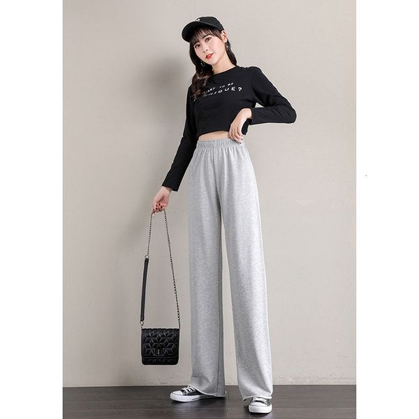women's pants & capris easylongjee grey athletic pants, broad legs, for women, in spring and autumn iyqb, Black;white
women's pants & capris easylongjee grey athletic pants, broad legs, for women, in spring and autumn iyqb, Black;white