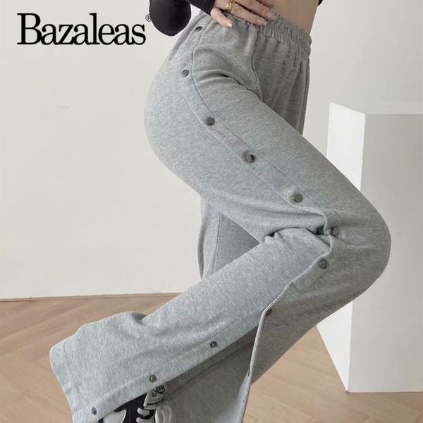 women's pants & capris bazaleas women pant retro long side buttons chic elastic waist trousers cotton straight, Black;white
women's pants & capris bazaleas women pant retro long side buttons chic elastic waist trousers cotton straight, Black;white
