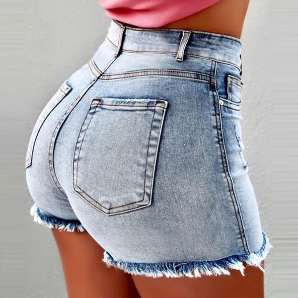 women's denim shorts summer lady pants high waist jeans fringe frayed ripped casual short with pockets, Black
women's denim shorts summer lady pants high waist jeans fringe frayed ripped casual short with pockets, Black