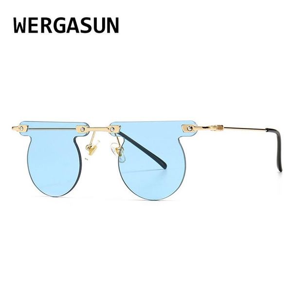 luxury fashion sunglasses women rimless sun glasses men one piece shades vintage eyewear uv400, White;black
luxury fashion sunglasses women rimless sun glasses men one piece shades vintage eyewear uv400, White;black