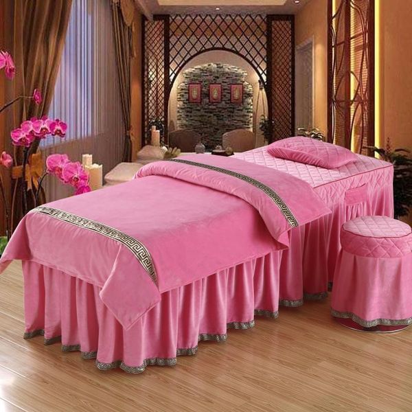 bedding sets warm velvet 4pcs beauty salon set for winter thicken massage spa use bed linens duvet cover skirt quilt sheet
bedding sets warm velvet 4pcs beauty salon set for winter thicken massage spa use bed linens duvet cover skirt quilt sheet