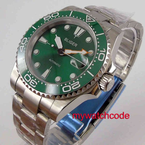dial green 40mm date bliger window 316l stainless steel bracelet automatic movement gentlemen clock relogio masculino, Slivery;brown
dial green 40mm date bliger window 316l stainless steel bracelet automatic movement gentlemen clock relogio masculino, Slivery;brown