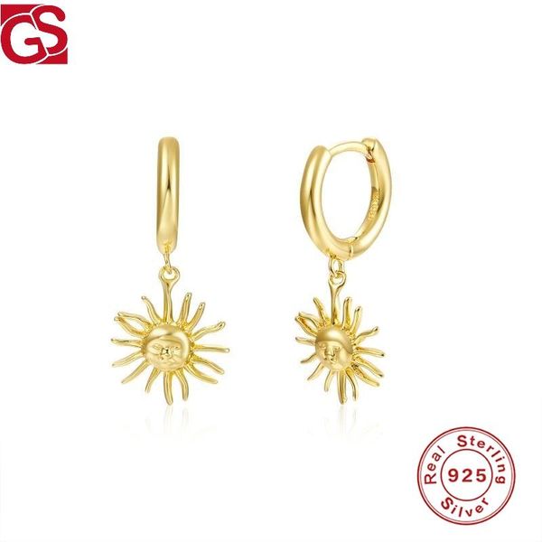 sterling silver pendientes sun-shaped hoop earrings for women creative simplicity piercing fine gift ladies girls & huggie, Golden;silver
sterling silver pendientes sun-shaped hoop earrings for women creative simplicity piercing fine gift ladies girls & huggie, Golden;silver