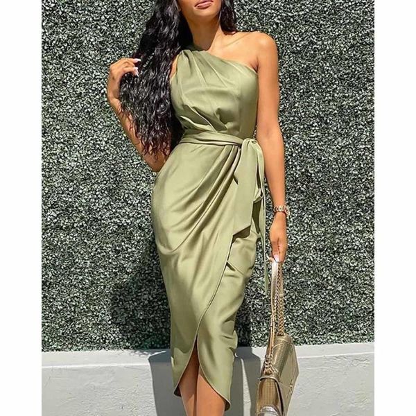 casual dresses women dress vintage one shoulder pleated irregular sashes elegant lady party streetwear summer female fashion vestidos, Black;gray
casual dresses women dress vintage one shoulder pleated irregular sashes elegant lady party streetwear summer female fashion vestidos, Black;gray