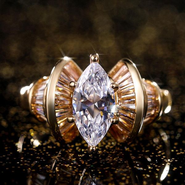 wedding rings huitan luxury design bridal engagement band cubic zircon creative lady party women statement jewelry, Slivery;golden
wedding rings huitan luxury design bridal engagement band cubic zircon creative lady party women statement jewelry, Slivery;golden