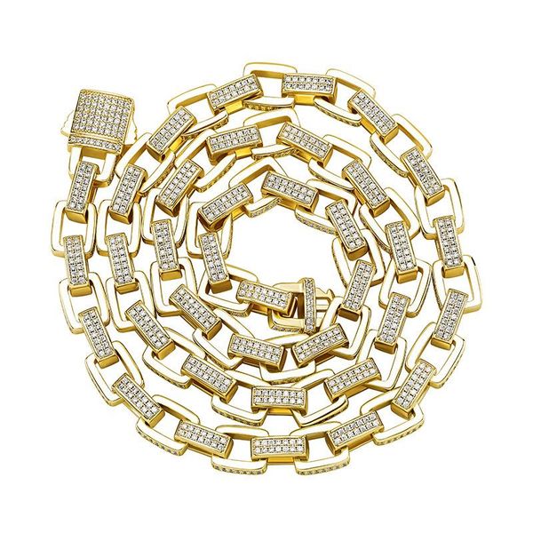 chains hip hop claw setting + cz stone bling iced out box link chain necklaces for men rapper jewelry gift, Silver
chains hip hop claw setting + cz stone bling iced out box link chain necklaces for men rapper jewelry gift, Silver