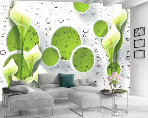 floral 3d wall paper elegant green calla lily wallpaper modern home decoration silk mural wallpapers
floral 3d wall paper elegant green calla lily wallpaper modern home decoration silk mural wallpapers