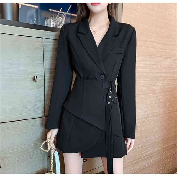 fashion designer autumn woman dress chic double-breasted slim elegance ladies women party 210603, Black;gray
fashion designer autumn woman dress chic double-breasted slim elegance ladies women party 210603, Black;gray