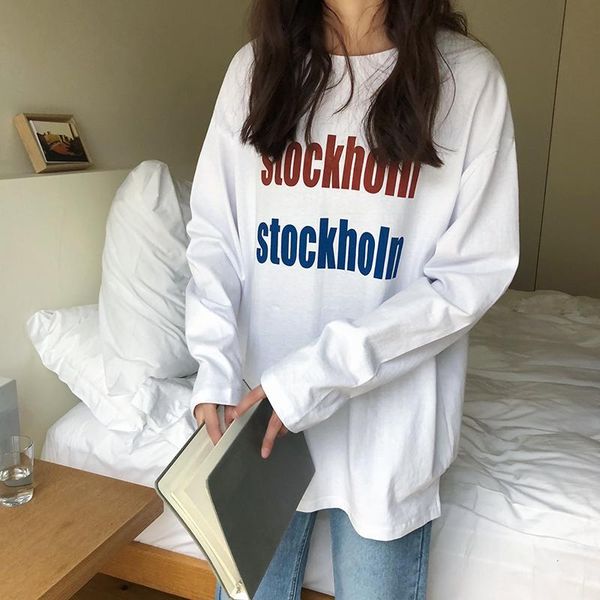 long sleeve t-shirts letter printed women hip-hop all-match loose fashion tees students o-neck t-shirt korean kawaii white women's
long sleeve t-shirts letter printed women hip-hop all-match loose fashion tees students o-neck t-shirt korean kawaii white women's