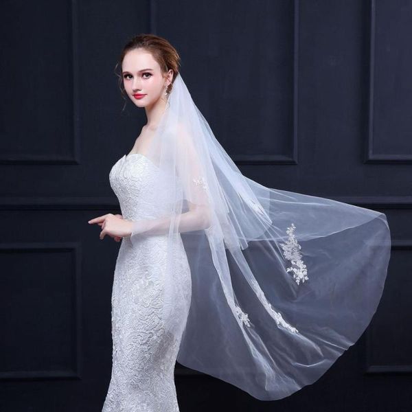 bridal veils wedding veil women bride simple double belt hair comb accessories ts247, Black
bridal veils wedding veil women bride simple double belt hair comb accessories ts247, Black