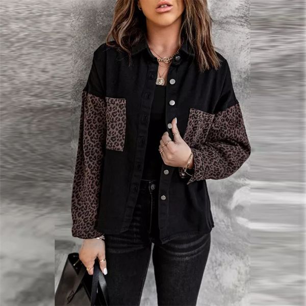 shiying denim jacket women fall winter new leopard print stitching pocket casual women long-sleeved, White
shiying denim jacket women fall winter new leopard print stitching pocket casual women long-sleeved, White