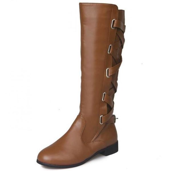 boots 2021 ladies fashion zipper cross tied autumn casual office shoes medium calfskin large size 35-43, Black
boots 2021 ladies fashion zipper cross tied autumn casual office shoes medium calfskin large size 35-43, Black