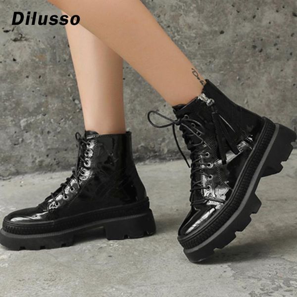 boots woman lace autumn womens ladies chunky wedge platform black patent leather ankle punk goth arrival 2021
boots woman lace autumn womens ladies chunky wedge platform black patent leather ankle punk goth arrival 2021
