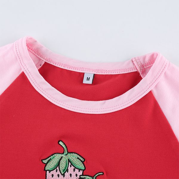 shestyle cotton red stberry crop women streetwear 2021 pink patchwork tiny embroidery short sleeve t shirts ladiesby air, Black;white
shestyle cotton red stberry crop women streetwear 2021 pink patchwork tiny embroidery short sleeve t shirts ladiesby air, Black;white