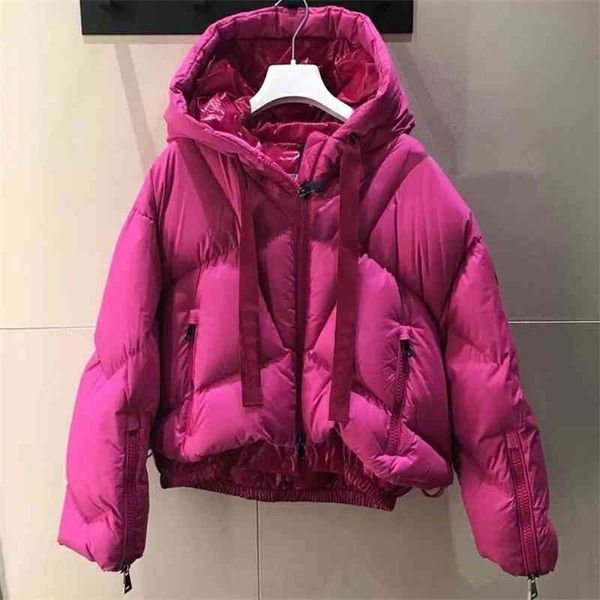 2021 winter new women's short hooded western style down jacket fashion thickened loose bread, Black
2021 winter new women's short hooded western style down jacket fashion thickened loose bread, Black