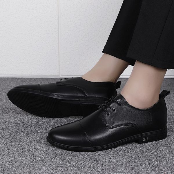 luxurious men low heels dress shoes fashion loafers shoes casual shoe man classic british men leather shoes men casual lace up, Black
luxurious men low heels dress shoes fashion loafers shoes casual shoe man classic british men leather shoes men casual lace up, Black
