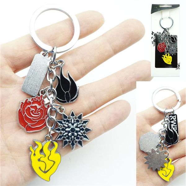 keychains anime remnant rose weiss schnee keychain keyring 5 in 1 set alloy metal pendant logo figure key ring cosplay accessories gift, Silver
keychains anime remnant rose weiss schnee keychain keyring 5 in 1 set alloy metal pendant logo figure key ring cosplay accessories gift, Silver