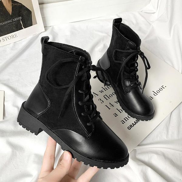 boots round toe shoes lace up white ankle boots-women luxury designer low 2021 leather fashion summer rock rubber ladies autumn, Black
boots round toe shoes lace up white ankle boots-women luxury designer low 2021 leather fashion summer rock rubber ladies autumn, Black