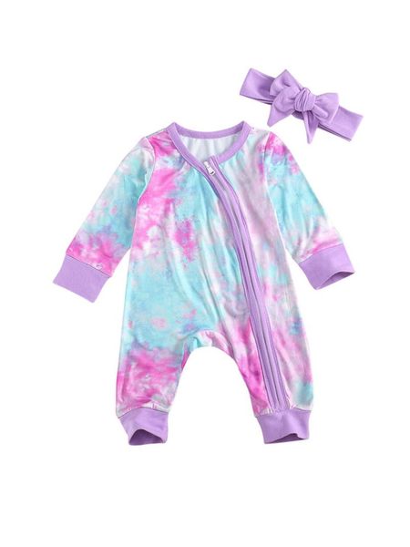 born girls boys romper children's tie-dyed diagonal zipper long sleeve and pants with bow headband 2-piece suits jumpsuits, Blue
born girls boys romper children's tie-dyed diagonal zipper long sleeve and pants with bow headband 2-piece suits jumpsuits, Blue