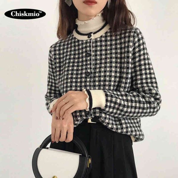 o-neck plaid pattern cardigan sweater work ladies knitwear coats korean style loose cardigans for women sweaters, White;black
o-neck plaid pattern cardigan sweater work ladies knitwear coats korean style loose cardigans for women sweaters, White;black