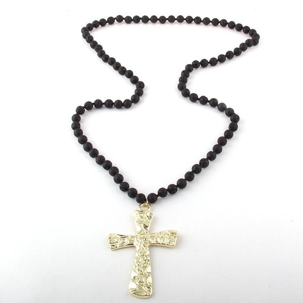 pendant necklaces moodpc fashion bohemian jewelry lava stone knotted metal cross, Silver
pendant necklaces moodpc fashion bohemian jewelry lava stone knotted metal cross, Silver