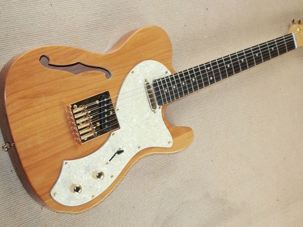 electric guitar alder alder semi-hollow body gold fittings can be changed upon request
electric guitar alder alder semi-hollow body gold fittings can be changed upon request