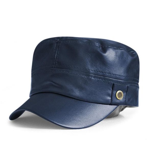 berets gbcnyier pu leather army hat outdoor sunscreen short brim visor cool lady hip hop sun autumn winter stroll sunhat, Blue;gray
berets gbcnyier pu leather army hat outdoor sunscreen short brim visor cool lady hip hop sun autumn winter stroll sunhat, Blue;gray