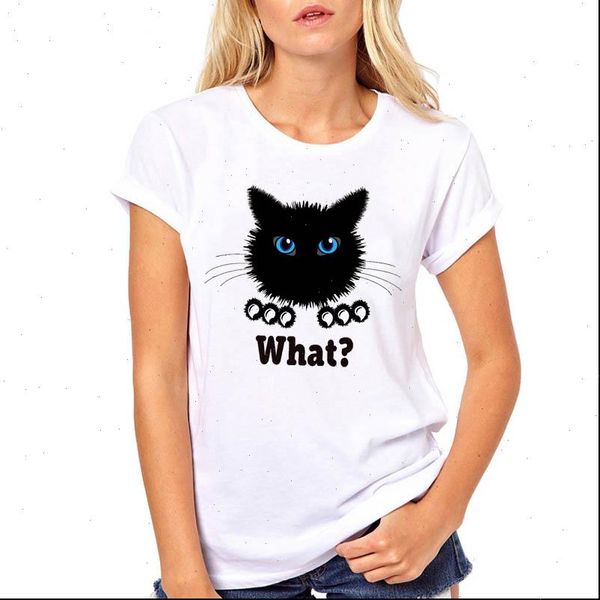 women clothes womens what cat cute fashion cartoon printed casaul summer ladies woman casual tee t female shirt, White
women clothes womens what cat cute fashion cartoon printed casaul summer ladies woman casual tee t female shirt, White