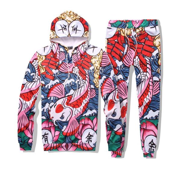 men's tracksuits chinese style firecrackers fish floweer 3d print men women hoodie + pants joggers sweatshirts sweatpants set, Gray
men's tracksuits chinese style firecrackers fish floweer 3d print men women hoodie + pants joggers sweatshirts sweatpants set, Gray