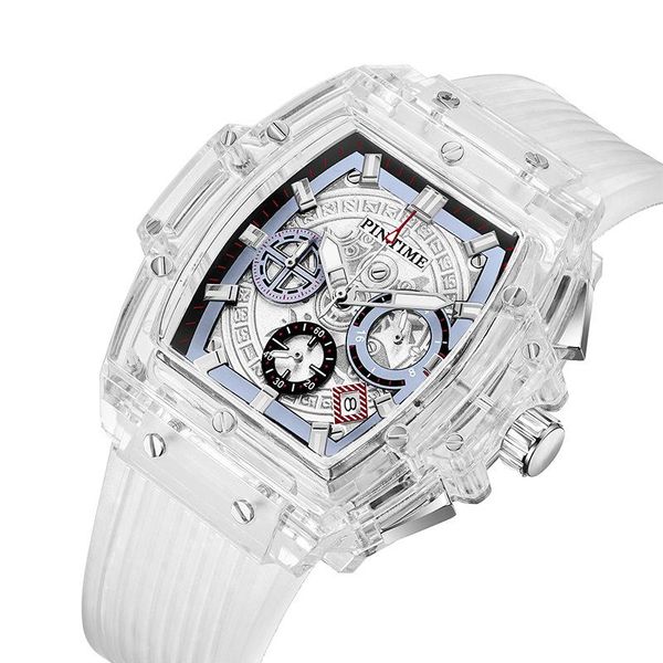 wristwatches drop iced out watch military fashion men chronograph luxury quartz sports tonneau clocks relogio masculino, Slivery;brown
wristwatches drop iced out watch military fashion men chronograph luxury quartz sports tonneau clocks relogio masculino, Slivery;brown