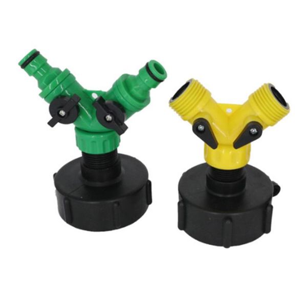 60mm thread with 3/4" y shaped quick valved connector ibc tank adapter tap replacement valve fitting watering equipments
60mm thread with 3/4" y shaped quick valved connector ibc tank adapter tap replacement valve fitting watering equipments