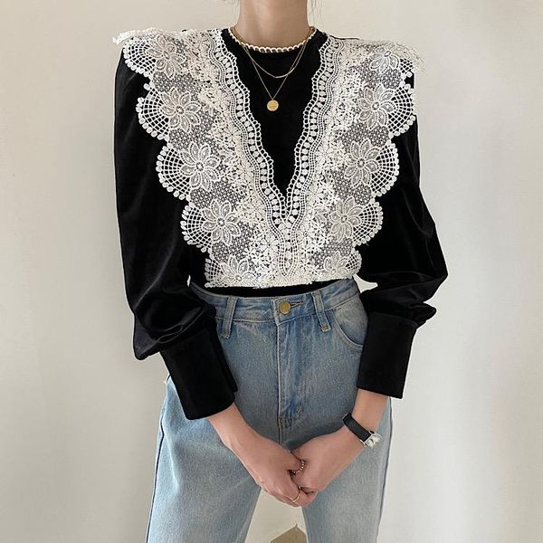 lace blouse women blusas womens and blouses black 9110 women's & shirts, White
lace blouse women blusas womens and blouses black 9110 women's & shirts, White