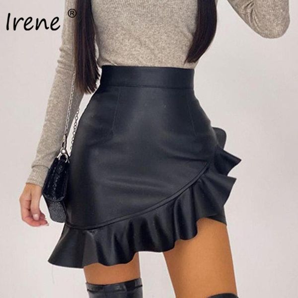 skirts irene ruffles leather women casual a-line fashion patchwork high waist pu mini pleated summer 2021, Black
skirts irene ruffles leather women casual a-line fashion patchwork high waist pu mini pleated summer 2021, Black