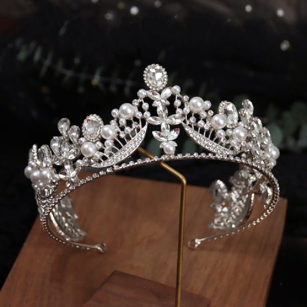 bridal crowns tiaras headpieces for wedding jewelery birthday party headpiece hair decors jewels accessories brides jewellries 6.5*14.5cm, Silver
bridal crowns tiaras headpieces for wedding jewelery birthday party headpiece hair decors jewels accessories brides jewellries 6.5*14.5cm, Silver
