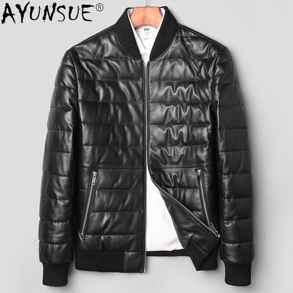 men's leather & faux ayunsue winter genuine sheepskin jacket men black down coat male autumn korean clothes jaqueta masculina sqq329
men's leather & faux ayunsue winter genuine sheepskin jacket men black down coat male autumn korean clothes jaqueta masculina sqq329