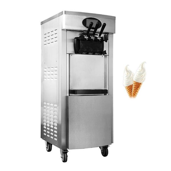 commercial soft ice cream machine electric double compressor vertical 3 flavors stainless steel 110v 220v making
commercial soft ice cream machine electric double compressor vertical 3 flavors stainless steel 110v 220v making