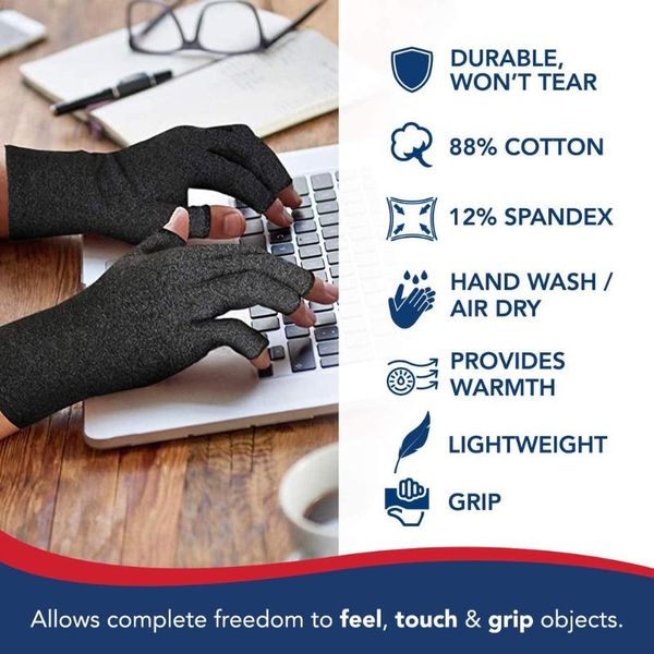 cycling gloves lightweight arthritis pressure health high elastic breathable rehabilitation half finger, Black
cycling gloves lightweight arthritis pressure health high elastic breathable rehabilitation half finger, Black