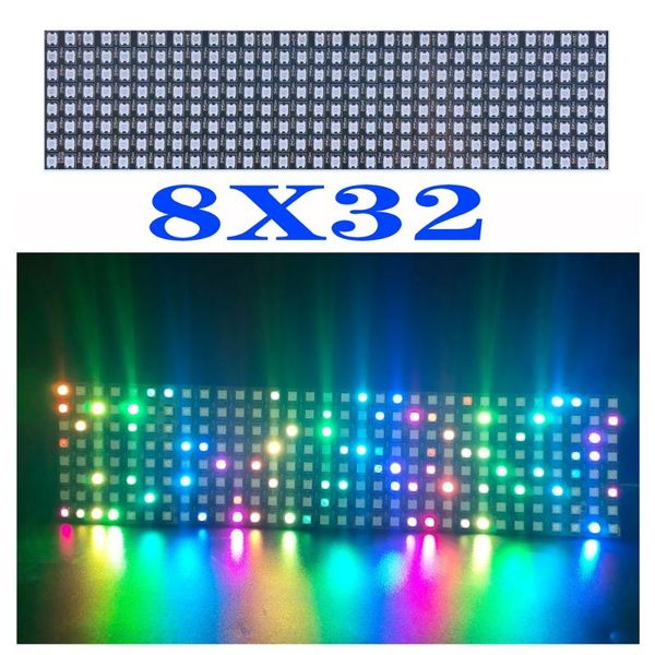 modules 1pcs~10pcs ws2812b 8x32 led screen rgb individually addressable flexible deformable square matrix 8cmx32cm dc5v
modules 1pcs~10pcs ws2812b 8x32 led screen rgb individually addressable flexible deformable square matrix 8cmx32cm dc5v