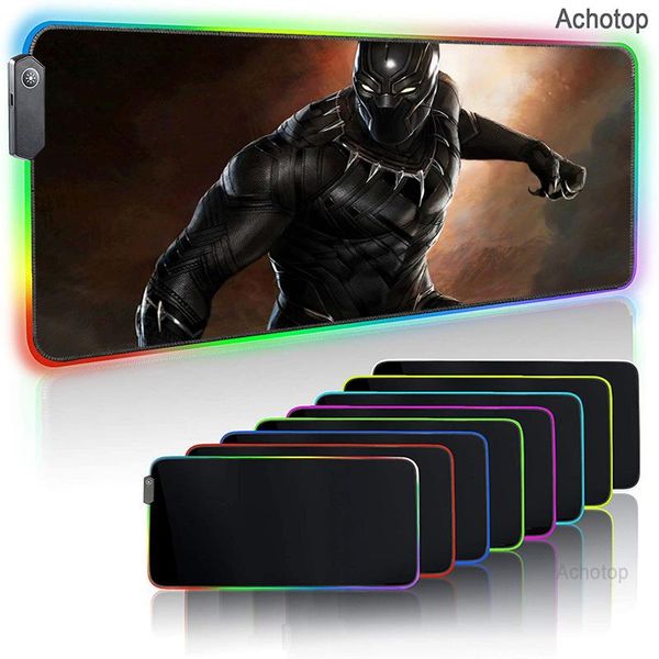 mouse pads & wrist rests black panthere gaming rgb pad gamer computer mousepad backlit mause large for desk keyboard led mice mat 
mouse pads & wrist rests black panthere gaming rgb pad gamer computer mousepad backlit mause large for desk keyboard led mice mat