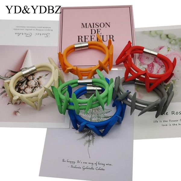 handcrafted bracelets thorn goth punk style jewelry for women lucky bracelet rubber bangles diy vintage pulsera street magnet a charm, Golden;silver
handcrafted bracelets thorn goth punk style jewelry for women lucky bracelet rubber bangles diy vintage pulsera street magnet a charm, Golden;silver