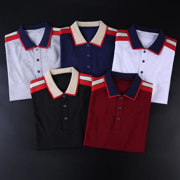2021 new italy designer polos men fashion embroidery snake tiger neck print casual cotton polos tees, White;black
2021 new italy designer polos men fashion embroidery snake tiger neck print casual cotton polos tees, White;black