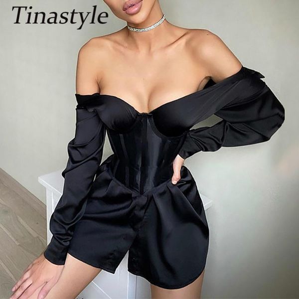 casual dresses tinastyle off shoulder shirt dress women turn down collar short christmas girdle two pieces set outfits vestidos, Black;gray
casual dresses tinastyle off shoulder shirt dress women turn down collar short christmas girdle two pieces set outfits vestidos, Black;gray