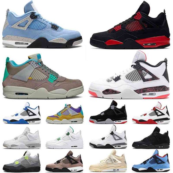 4 4s basketball shoes for women men university blue taupe haze red thunder white oreo mens trainers outdoor sports sneakers eur 36-47
4 4s basketball shoes for women men university blue taupe haze red thunder white oreo mens trainers outdoor sports sneakers eur 36-47