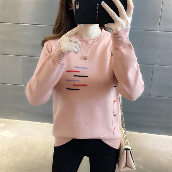 autumn and winter models low collar sweater women's wave fashion loose knit bottoming shirt wearing wild 210427, White;black
autumn and winter models low collar sweater women's wave fashion loose knit bottoming shirt wearing wild 210427, White;black