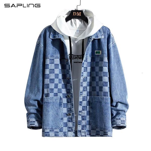 men's jackets denim jacket harajuku streetwear mens outerwear windbreaker baseball varsity male coat clothing drop 201o, Black;brown
men's jackets denim jacket harajuku streetwear mens outerwear windbreaker baseball varsity male coat clothing drop 201o, Black;brown