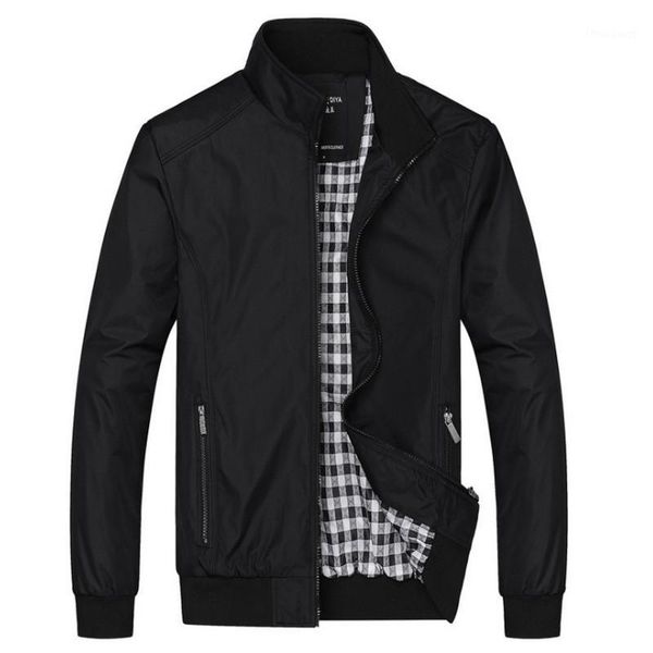 men's jackets 2021 spring plus size zipper jacket standing collar male casual youth slim fit coats men clothing 4xl 5xl 6xl, Black;brown
men's jackets 2021 spring plus size zipper jacket standing collar male casual youth slim fit coats men clothing 4xl 5xl 6xl, Black;brown